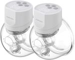 Momcozy - S12 Pro Quick Tragbare Milchpumpe (2er Pack)-...