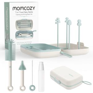 Momcozy 255759 Flaschenbürste Grün, Weiß