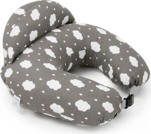 Momcozy - Stillkissen verstellbar Wolke/grau