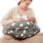 Momcozy - Stillkissen verstellbar Wolke/grau