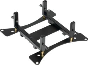 VESA-Mount for Raspberry  black up to 68mm width / DIN-Rail