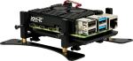 VESA-Mount for Raspberry  black up to 68mm width / DIN-Rail