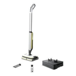 Kärcher FC 7 CORDLESS Elektrischer Mopp Batterie Trocken&Nass Beutellos Schwarz, Weiß, Gelb 2,85 Ah