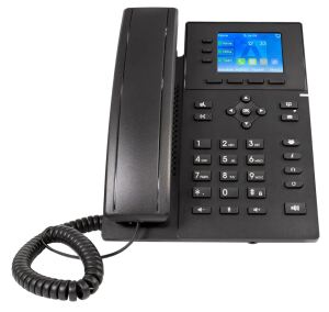 AGFEO T 17 SIP IP-Telefon Schwarz 3 Zeilen LCD