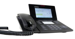 AGFEO ST 56 IP SENSORfon schwarz