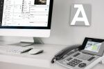 AGFEO ST 56 IP SENSORfon silber