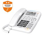 Alcatel TMAX 70 Analoges/DECT-Telefon Anrufer-Identifikation Weiß