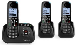 amplicomms BigTel 1583 DECT Grosstastentelefon schwarz