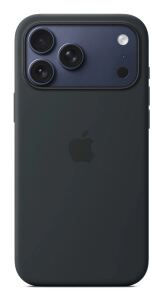 Apple Silikon Case iPhone 17 Pro Max mit MagSafe (schwarz)