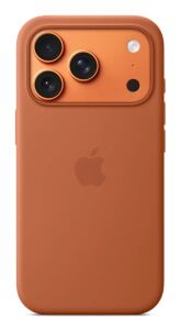 Apple Silikon Case iPhone 17 Pro mit MagSafe (terracotta)