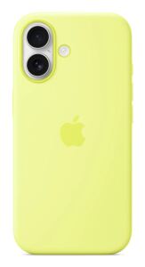 Apple Silikon Case iPhone 17 mit MagSafe (neongelb)