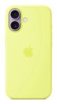 Apple Silikon Case iPhone 17 mit MagSafe (neongelb)