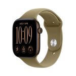 Apple Watch Series 12 GPS 46mm dark bronze Aluminium Case olive Sport Band M/L