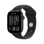 Apple Watch Series 12 GPS 46mm black Aluminium Case with black Sport Band - M/L