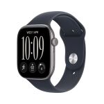 Apple Watch Series 12 GPS + Cellular 46mm space grey AluminiumCase navy blue M/L