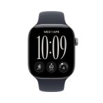 Apple Watch Series 12 GPS + Cellular 46mm space grey AluminiumCase navy blue M/L