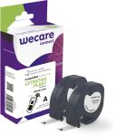 WECARE Schriftbänder (VPE 2) kompatibel zu DYMO...