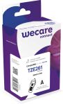 WECARE Schriftband kompatibel zu BROTHER TZE-261 schwarz...