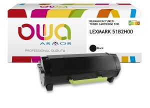 OWA Toner kompatibel zu LEXMARK 51B0HA0 schwarz (8.500 S.)