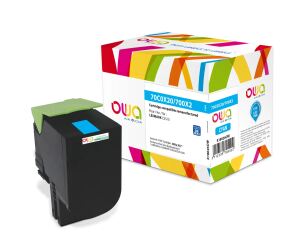 OWA Toner kompatibel zu LEXMARK 70C0X20 cyan (4.000 S.)