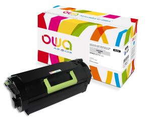 OWA Toner kompatibel zu LEXMARK 52D2000 schwarz (6.000 S.)