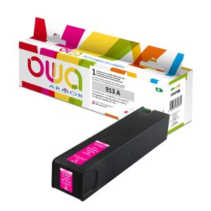 OWA Tinte kompatibel zu HP 913A M magenta F6T78AE