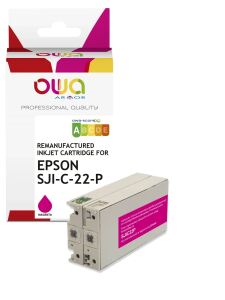 OWA Tinte kompatibel zu EPSON C33S020603/ SJIC22P(M) magenta 33ml