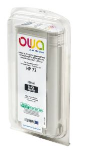 OWA Tinte kompatibel zu HP 72 C9370A fotoschwarz 130ml