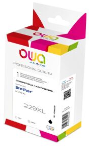 OWA Tinte komp. Brother LC-229XLBK schwarz (2.400 S.)