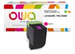 OWA Toner kompatibel zu LEXMARK 78C20M0 magenta (1.400 S.)