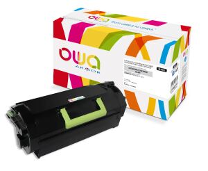 OWA Toner kompatibel zu LEXMARK 52D2H0E schwarz (25.000 S.)