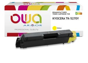 OWA Toner kompatibel zu KYOCERA TK-5270Y yellow (6.000 S.)
