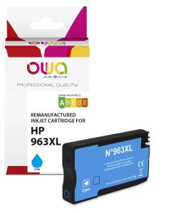OWA Tinte kompatibel zu HP 3JA27AE/ No963XL cyan (1.600 S.)