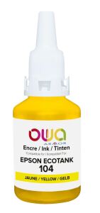 OWA Tinte kompatibel zu EPSON EcoTank 104 YE C13T00P440