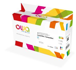 OWA Multipack kompatibel zu HP 913A BKCMY (3.800/ 3.200 S.)