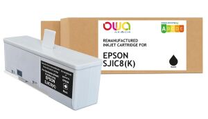 OWA Tinte kompatibel zu Epson SJIC8(K) C33S020407 schwarz
