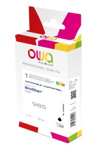 OWA Tinte kompatibel zu BROTHER LC-985BK schwarz
