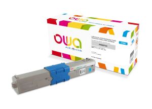 OWA Toner kompatibel zu OKI 44469724 cyan (5.000 S.) mit Chip