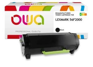 OWA Toner kompatibel zu Lexmark 56F2000 schwarz (6.000 S.)