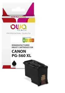 OWA Tinte kompatibel zu CANON PG-560XL/ N560XL schwarz (750 S.)