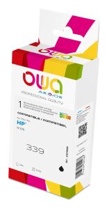 OWA Tinte kompatibel zu HP 339 BK HC schwarz C8767EE