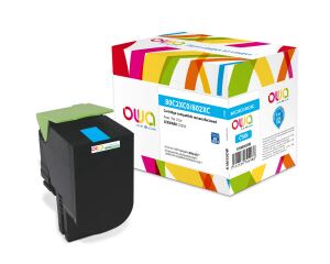 OWA Toner kompatibel zu LEXMARK 80C0X20 cyan (4.000 S.)