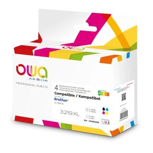 OWA Multipack kompatibel zu BROTHER LC-3219XL BK/C/M/Y (2.940/ 1.600 S.)