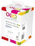 OWA Tinte Multipack komp. Brother LC3217 B/C/M/Y  (550 S.)