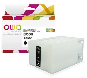 OWA Tinte kompatibel zu EPSON T8651 schwarz