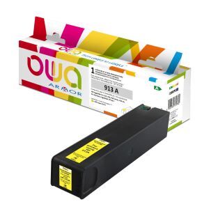 OWA Tinte kompatibel zu HP 913A Y yellow F6T79AE