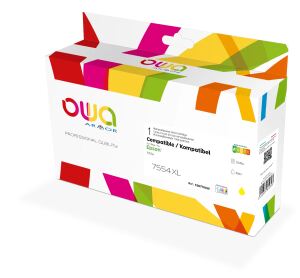 OWA Tinte kompatibel zu EPSON T7554 yellow