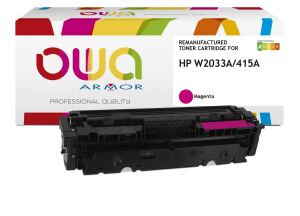 OWA Toner komp. zu HP W 2033A/ 415A magenta (2.100 S.) mit MPS fähigen Chip