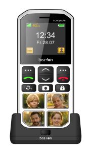 Beafon SL290pro LTE (4G) 5,08 cm (2") Schwarz, Weiß Seniorentelefon