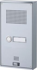 Behnke Türsprechsystem Serie 5 AP-Set 1 Ruftaste silber
